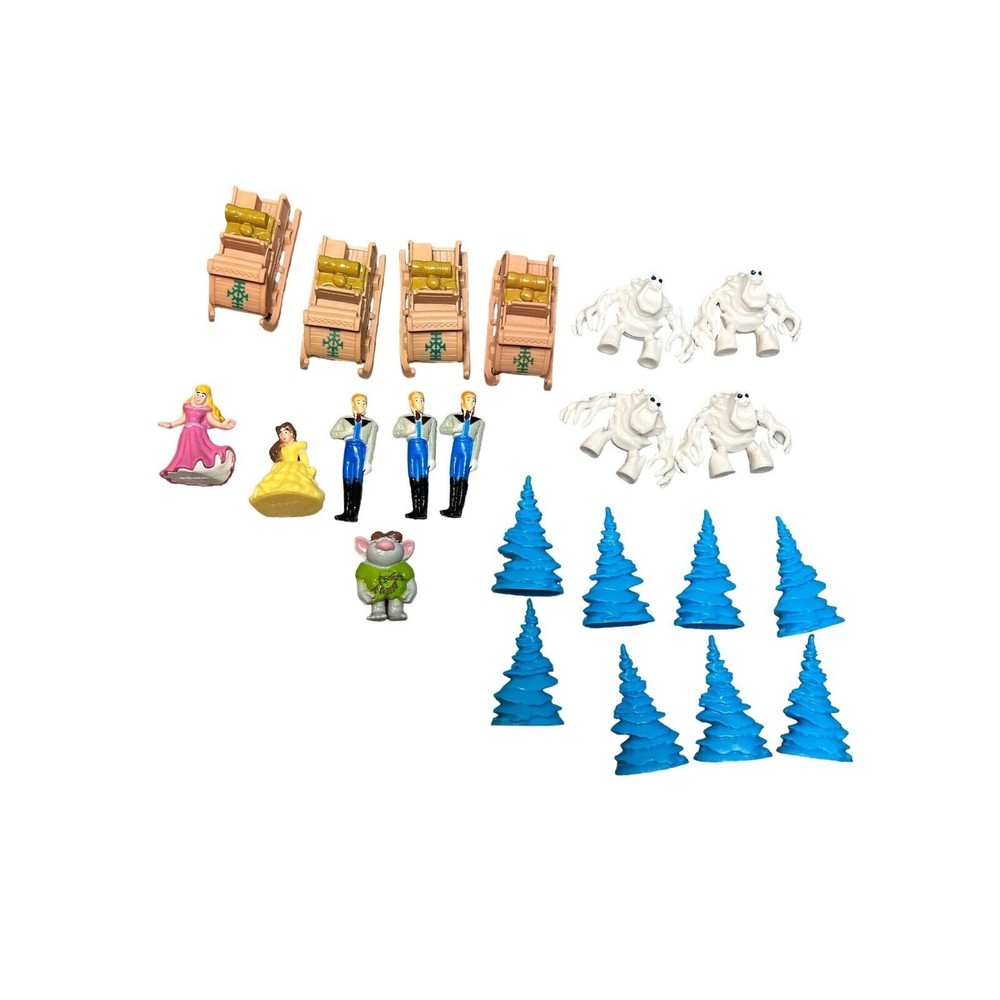 Frozen & Others PVC Mini Figure Lot My Busy Books Replacement Toy 22pc Cake Top